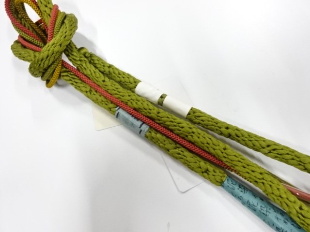 未使用品　正絹　手組帯締め